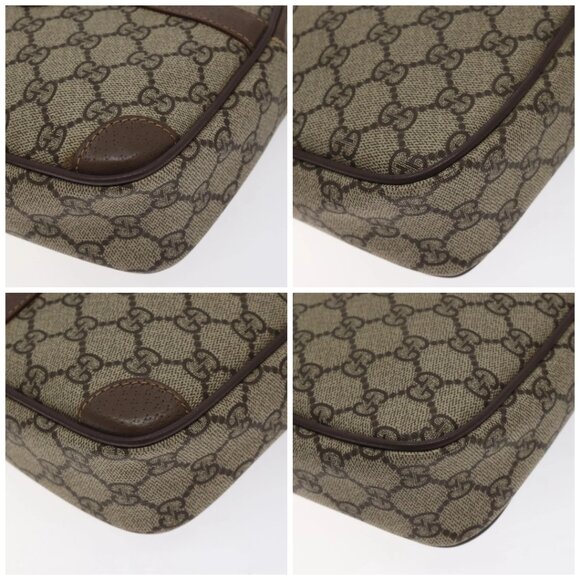 GUCCI GG Supreme Shoulder Bag PVC Beige Gold 007 115 6423 Auth BA3357 - Picture 14 of 16